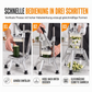 🔪 Vertikaler Gemüsewürfler – 3 scharfe Klingen & robuster Hebel ✨