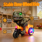 📢📢 JETZT 50 % RABATT!! ⏰Elektrisches Dinosaurier-Dreirad für Kleinkinder – mit 360°-Stunt, Licht & Musik