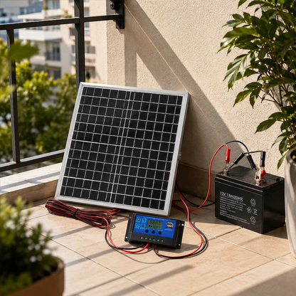 Tragbares wasserdichtes Solarpanel-Set