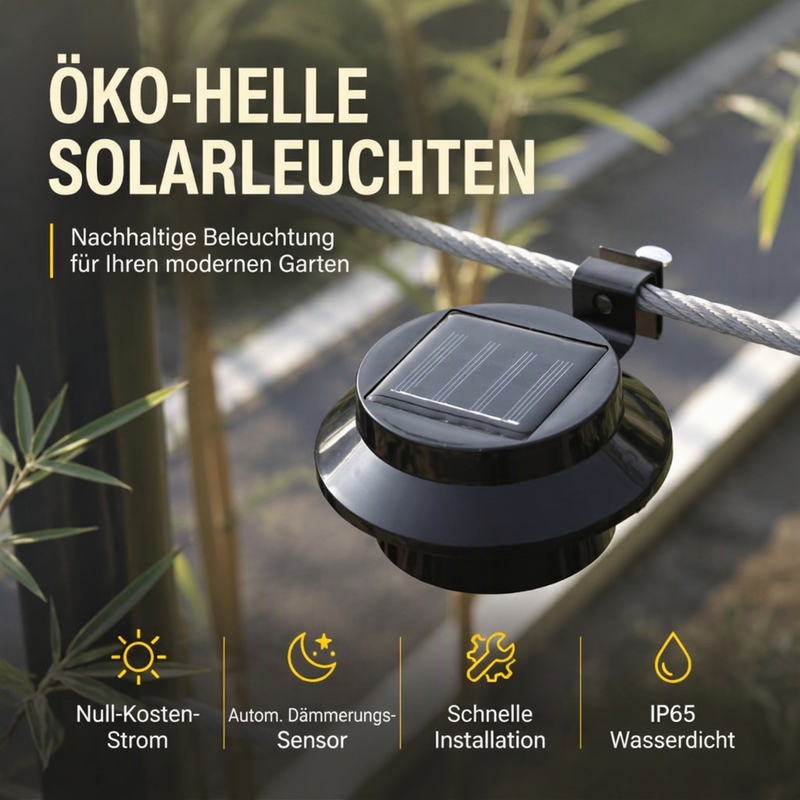 ☀️50% RABATT💡Solarleuchten für Außen – stromsparend, langlebig und die ganze Nacht für stimmungsvolle Beleuchtung 🌙🏡