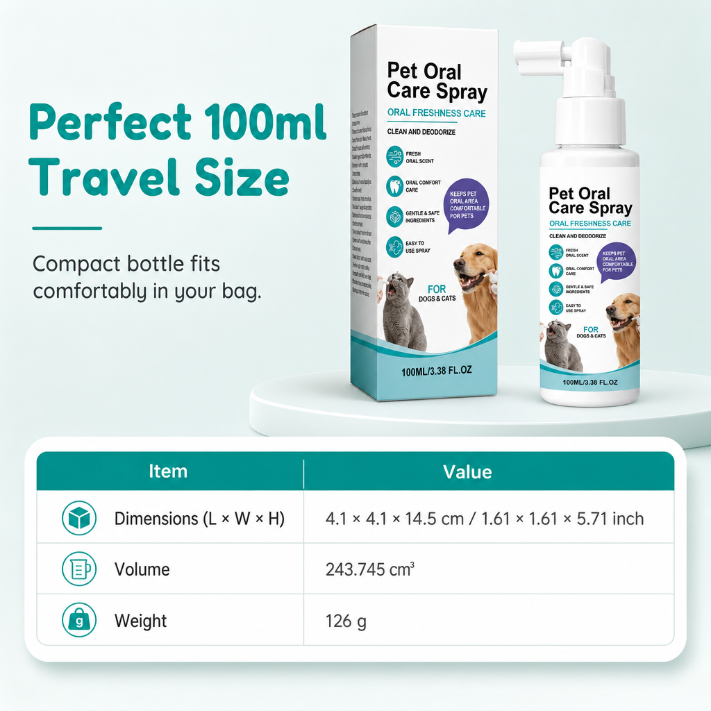 Mundpflegespray für Hunde und Katzen
