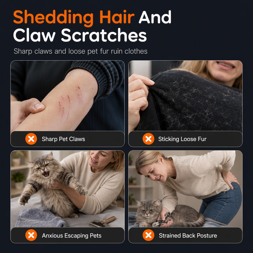⏳ Zeitlich begrenzt 50 % Rabatt ⏰ Haarbeständige Haustier-Kuschelschürze mit Beindurchführungen für Katzen 🧕🐕🐈