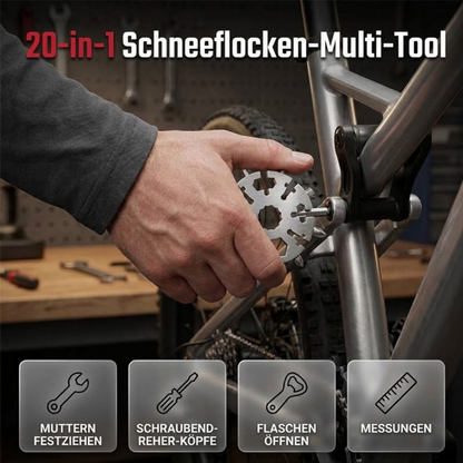 20-in-1 Schneeflocken-Multitool