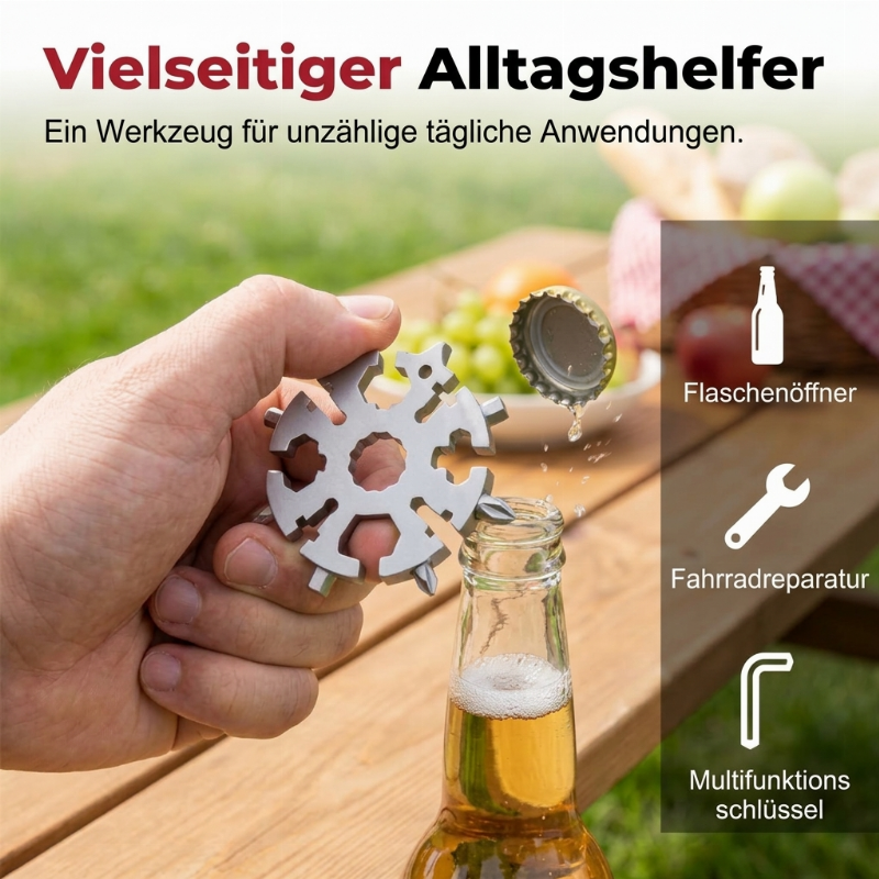 20-in-1 Schneeflocken-Multitool