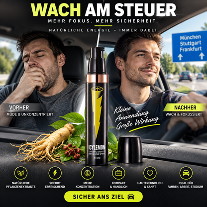 🔥2+1 GRATIS!!🌿 Belebendes Ginseng-Spray mit natürlichem Extrakt, schnell geistig erfrischen