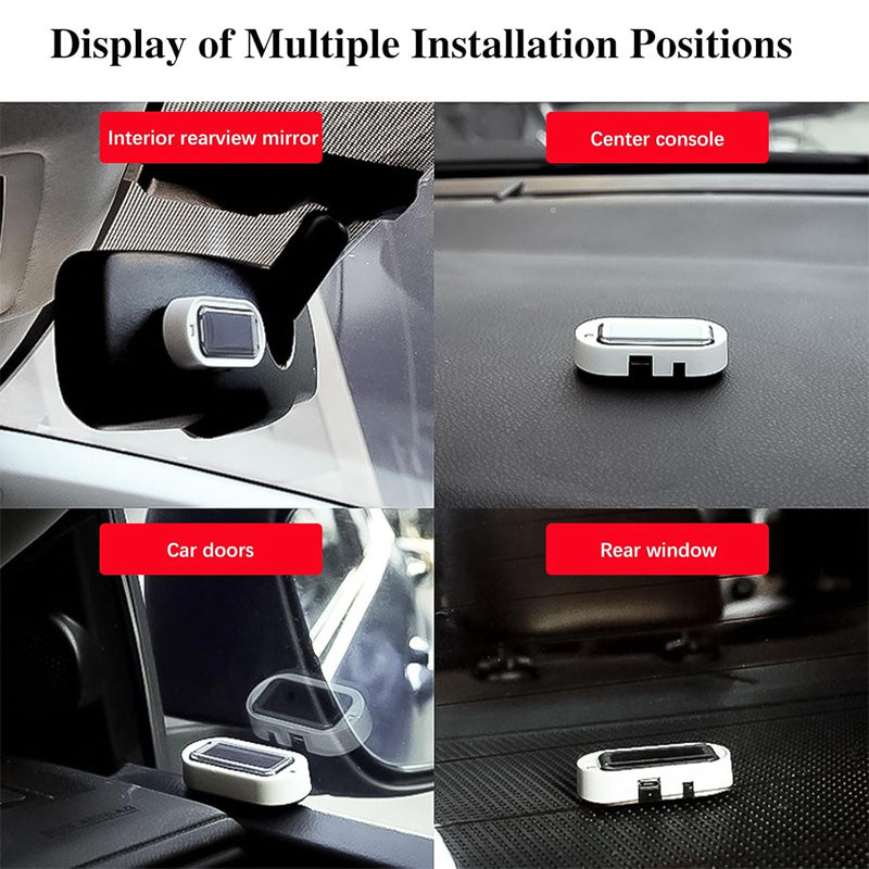 🚗 50% RABATT! 🚨 Solar-LED mit Blinksignal