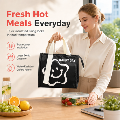 🍱 50% RABATT! 🥗 Isolierte Lunchtasche – Verdickt & hält Mahlzeiten frisch ✨