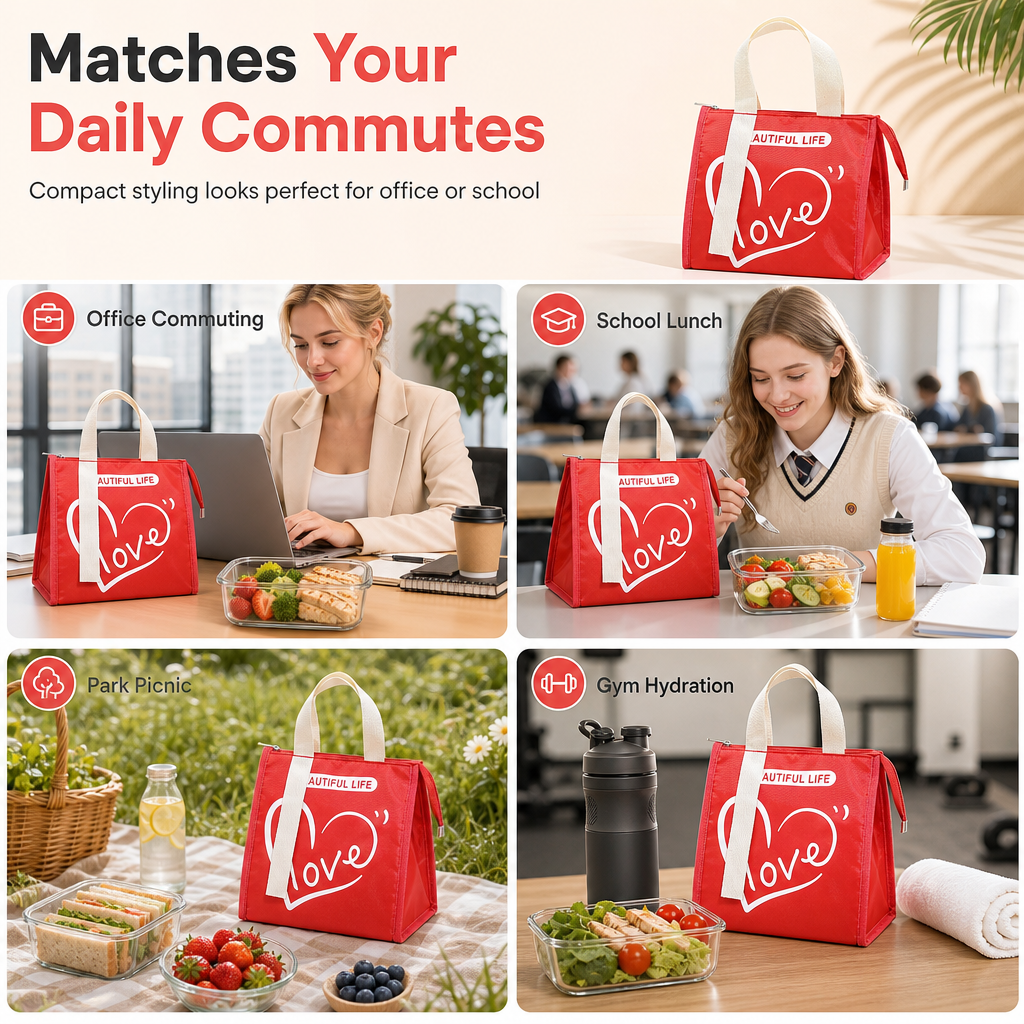 🍱 50% RABATT! 🥗 Isolierte Lunchtasche – Verdickt & hält Mahlzeiten frisch ✨