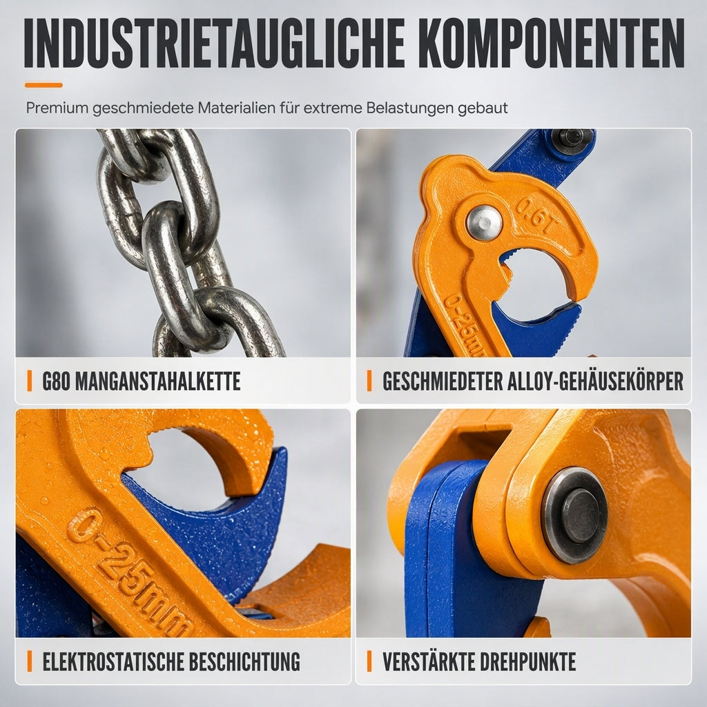 🛢️50 % RABATT & Versandkostenfrei✨Stabile Hebezange für Ölfässer – Hebevorrichtung für Gabelstapler und Kräne zum Heben von Stahl- und Metallfässern, robustes und sicheres Heben💥