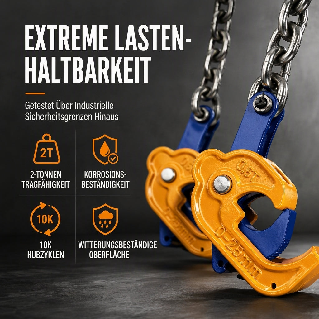 🛢️50 % RABATT & Versandkostenfrei✨Stabile Hebezange für Ölfässer – Hebevorrichtung für Gabelstapler und Kräne zum Heben von Stahl- und Metallfässern, robustes und sicheres Heben💥