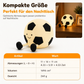 Wiederaufladbares, fußballförmiges Silikon-Nachtlicht zum Berühren, augenschonende Kinderzimmerlampe für das Schlafzimmer von Kindern