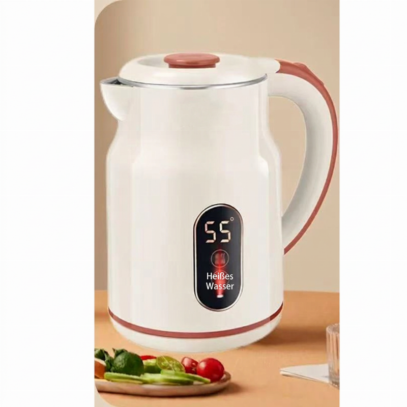 Elektrischer Thermo-Wasserkocher mit LED-Temperaturanzeige – 3,0L Edelstahl & 55°C Warmhaltefunktion