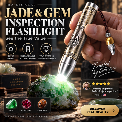 🔦 50% RABATT! 💎 Profi-Taschenlampe zur Edelsteinprüfung – Multifunktional & präzise ✨