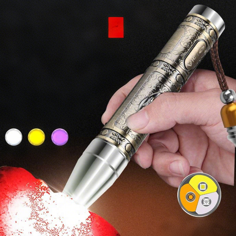 🔦 50% RABATT! 💎 Profi-Taschenlampe zur Edelsteinprüfung – Multifunktional & präzise ✨