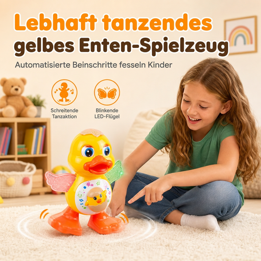 🦆 50% RABATT! 🎵 Sing- & Tanzspielzeug – Cartoon-Ente, elektrisch & lustig ✨
