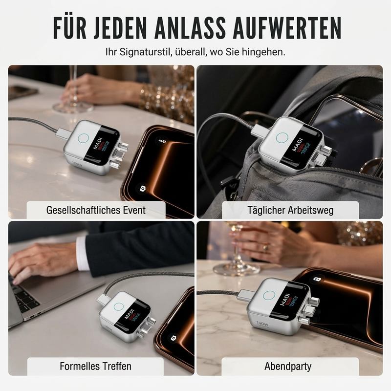 📢📢50% RABATT !!⏰Intelligenter USB-C-Ladeschutz mit LED-Anzeige