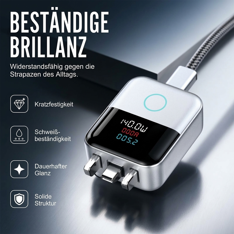 📢📢50% RABATT !!⏰Intelligenter USB-C-Ladeschutz mit LED-Anzeige