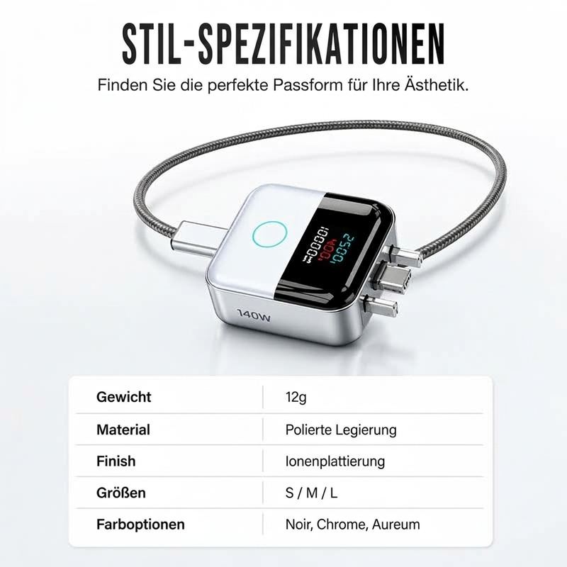 📢📢50% RABATT !!⏰Intelligenter USB-C-Ladeschutz mit LED-Anzeige