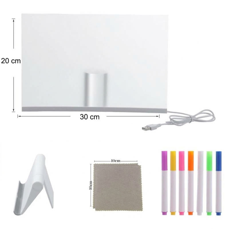 🖍️ LIMITIERTES ANGEBOT 50% RABATT! ✨ Leuchtende Kinder-Maltafel – sanfte LED, wiederverwendbar, auch als Nachtlicht 💡