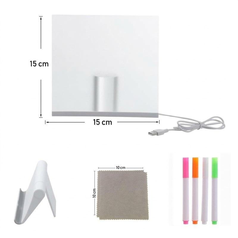 🖍️ LIMITIERTES ANGEBOT 50% RABATT! ✨ Leuchtende Kinder-Maltafel – sanfte LED, wiederverwendbar, auch als Nachtlicht 💡