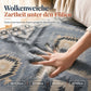 Böhmischer Teppich aus Kunstkaschmir für Wohnzimmer und Schlafzimmer, staubabweisend und pflegeleicht