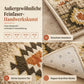 Böhmischer Teppich aus Kunstkaschmir für Wohnzimmer und Schlafzimmer, staubabweisend und pflegeleicht