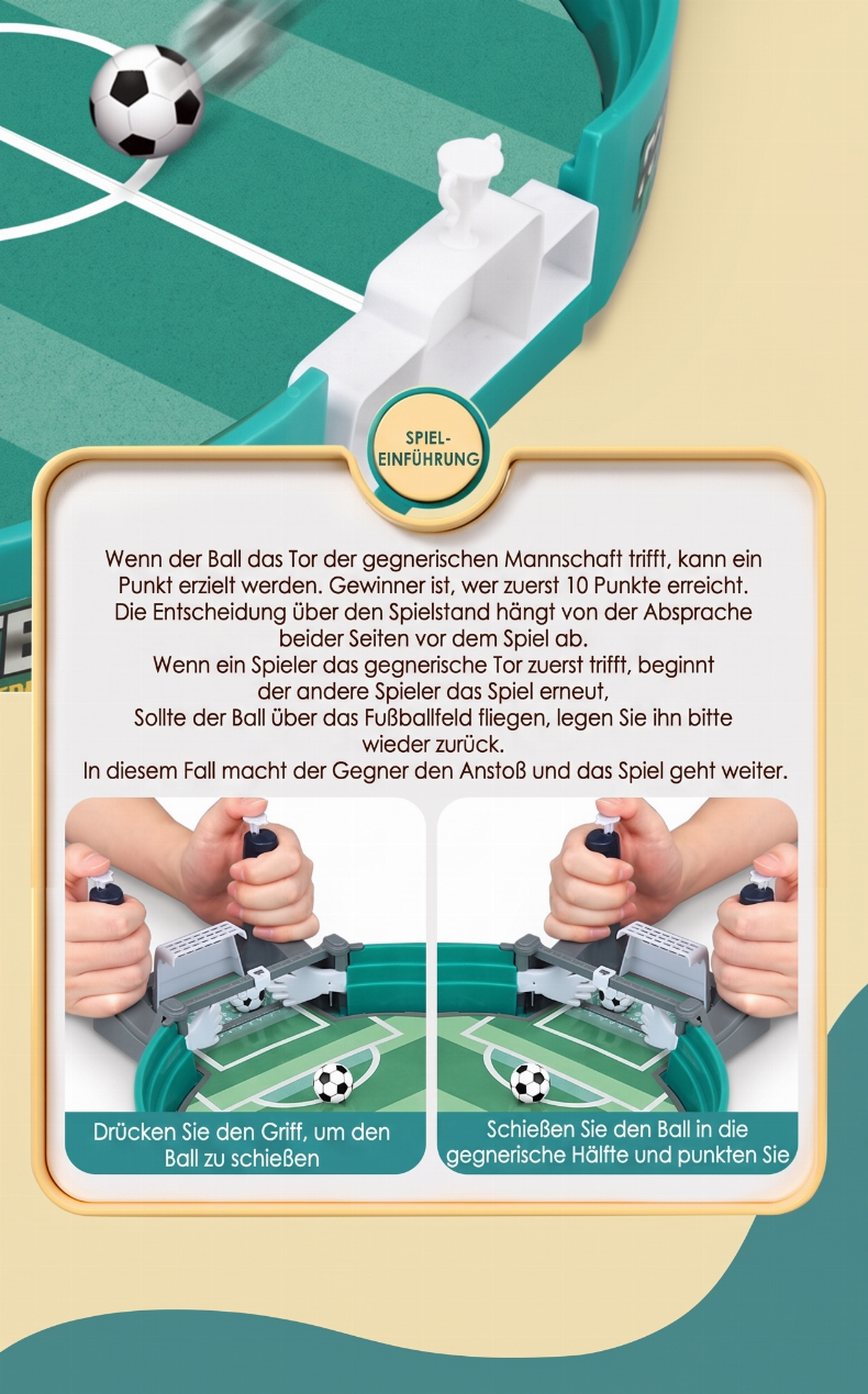 Mini-Tischfußballspiel 🔥