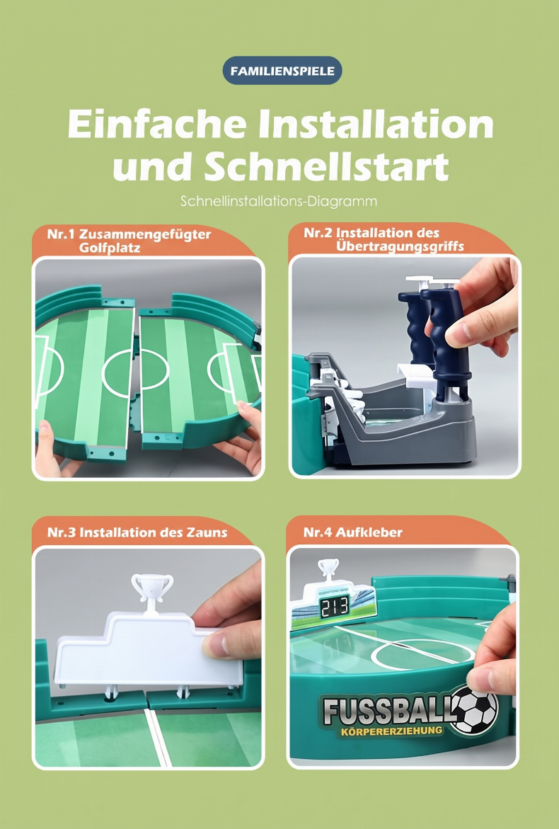 Mini-Tischfußballspiel 🔥