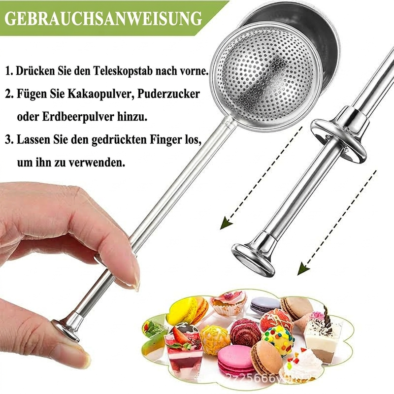 Multifunktionaler Mehlstreuer zum Backen