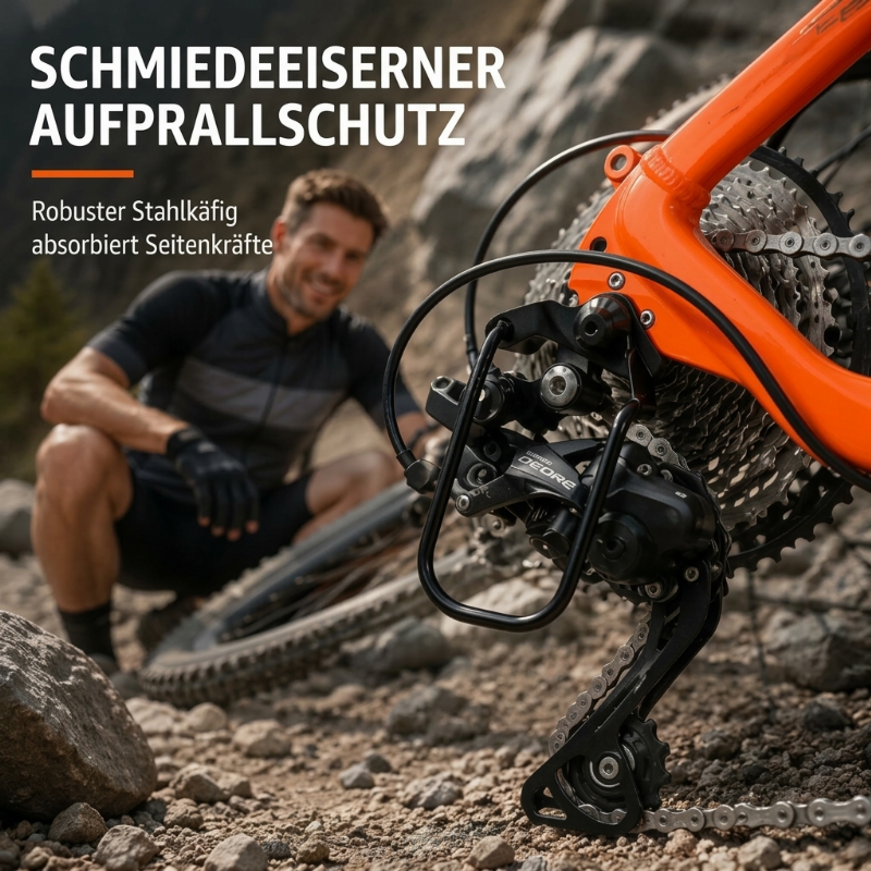 📢📢50% RABATT !!⏰Fahrrad Schaltwerk Schutz Bergfahrrad Schaltwerkschutz