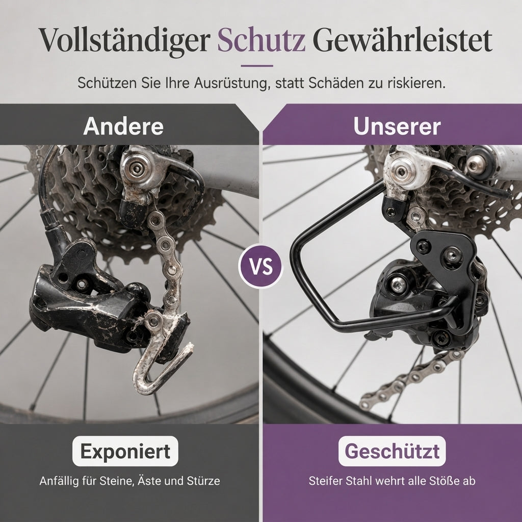 📢📢50% RABATT !!⏰Fahrrad Schaltwerk Schutz Bergfahrrad Schaltwerkschutz
