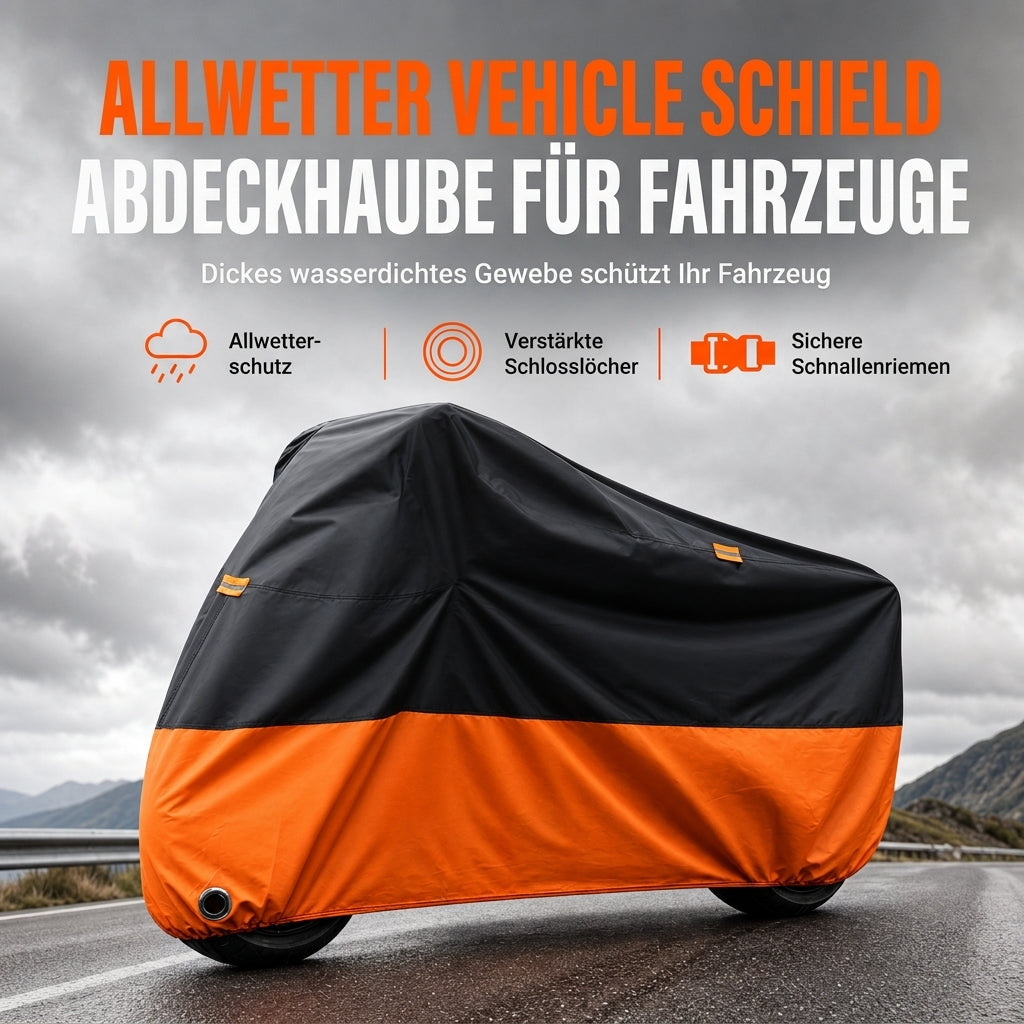 Wasserdichte Motorradabdeckung mit Schlossösen