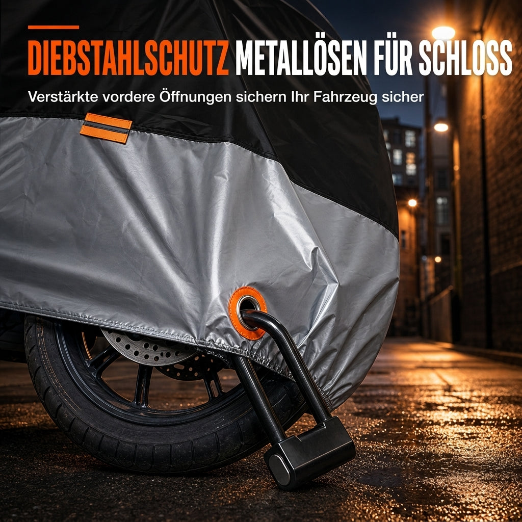 Wasserdichte Motorradabdeckung mit Schlossösen