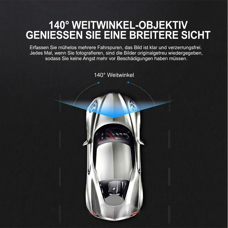 🔥 50 % RABATT! 🚗🎥 Dashcam mit 3 Kameras 1080P HD – Vorne + Innen + Hinten mit Rückfahrfunktion