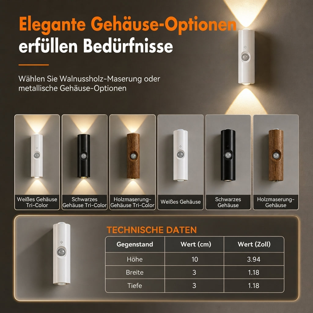 💡 50% RABATT! 🌈 Magnetisches RGB-Stimmungslicht – Bewegungsmelder & Ambiente ✨