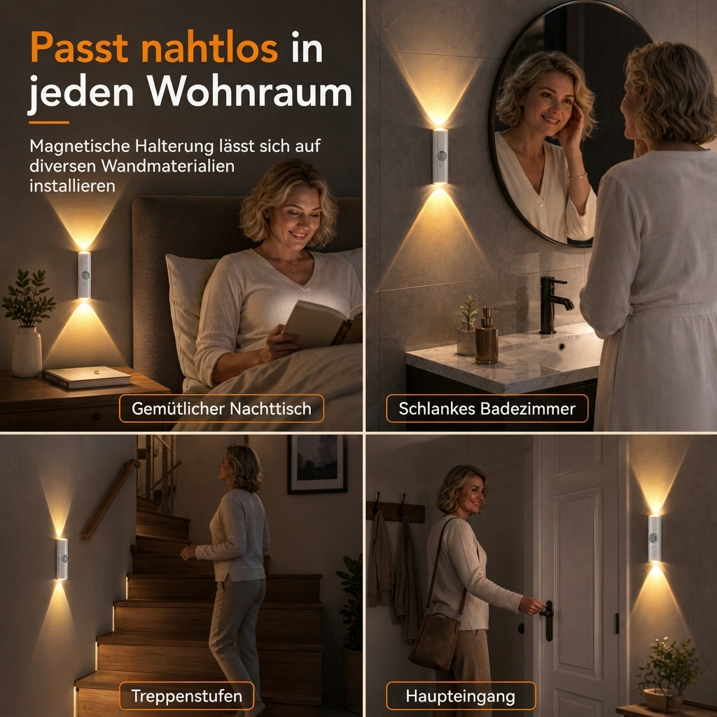 💡 50% RABATT! 🌈 Magnetisches RGB-Stimmungslicht – Bewegungsmelder & Ambiente ✨