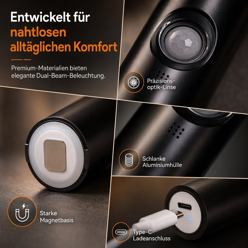 💡 50% RABATT! 🌈 Magnetisches RGB-Stimmungslicht – Bewegungsmelder & Ambiente ✨