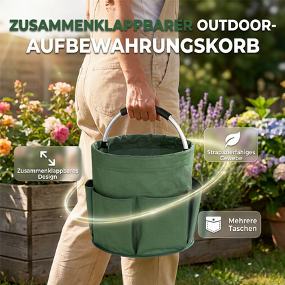 📢📢50% RABATT !!⏰Zusammenklappbarer Picknickkorb, faltbarer Reinigungskorb
