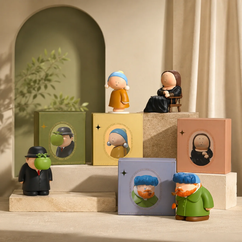 Künstlerische Überraschungsbox Sammelfiguren