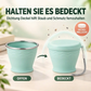 🎒 Nie wieder sperrige Trinkbecher! – Faltbarer Silikon-Reisebecher – einfach zusammenklappen, platzsparend verstauen & überall mitnehmen ✨☕