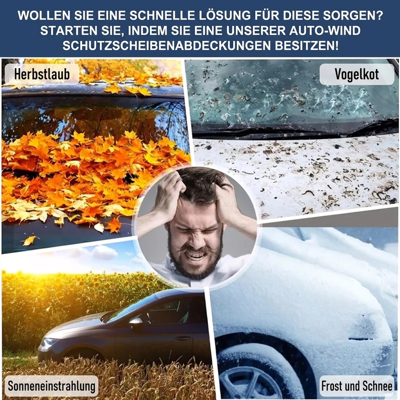 50% RABATT !!⏰Autoscheibenabdeckung mit Saugnäpfen