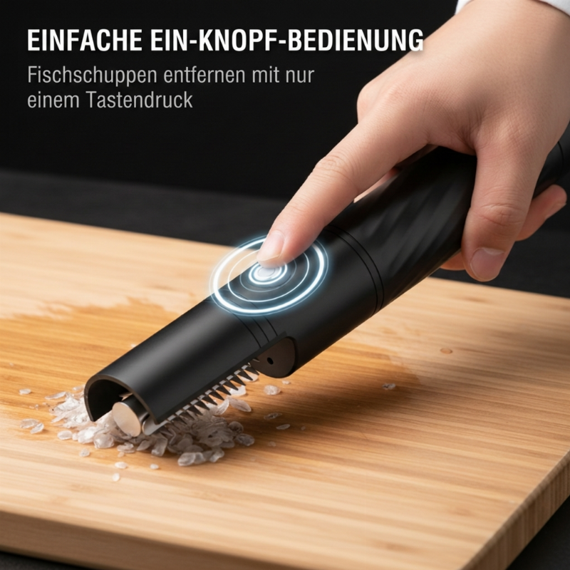 🐟 50% RABATT! ⚡ Elektrischer Fischschupper – Kabellos, Edelstahl & IPX7 ✨