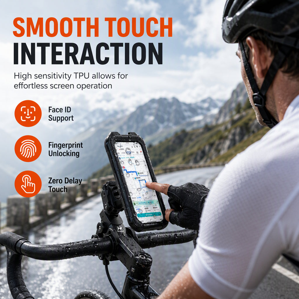 🏍️ 50% RABATT! 📱 Handyhalterung Motorrad & Fahrrad – Wasserdicht & 360° drehbar ✨