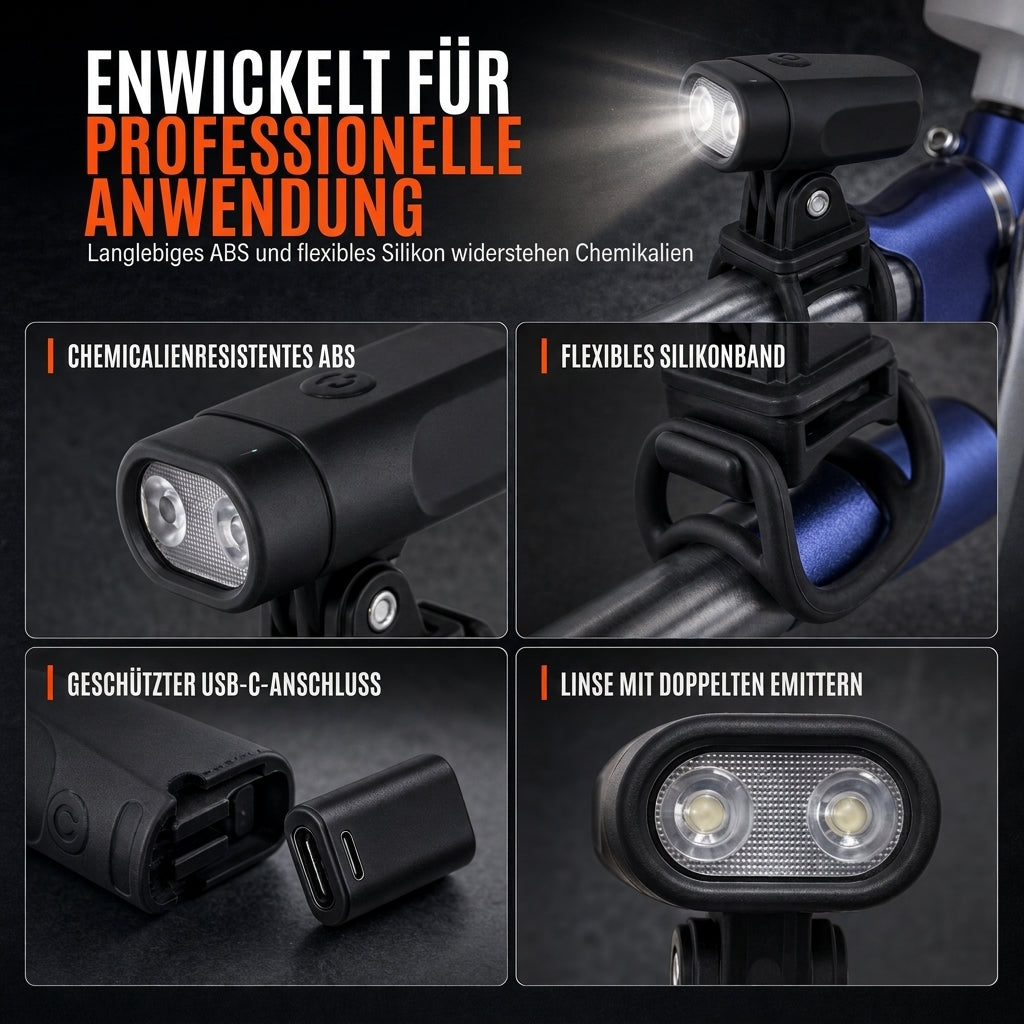 💡 LIMITIERTES ANGEBOT 50% RABATT! ⚡ Spritzpistolen-Leuchten-Set – Dual-LED, USB-C Akku, Auto & Möbel Retusche ✨