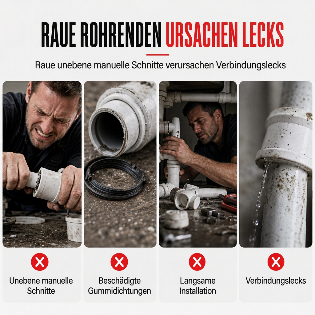 PVC-Rohr Entgrat- und Anfaswerkzeug
