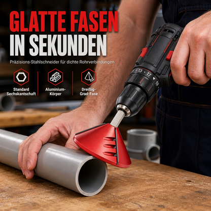 PVC-Rohr Entgrat- und Anfaswerkzeug