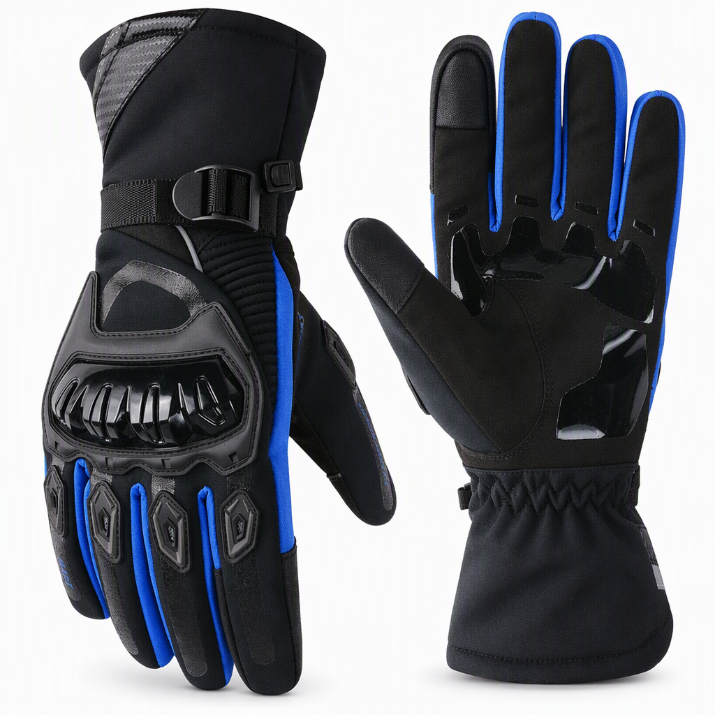 🏍️ 50 % RABATT! 🧤 Wärmende Motorrad-Handschuhe mit Touchscreen, lange Stulpen, verstellbarer Verschluss, M–XXL ✨