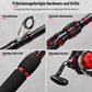 🎣 50% RABATT! 💥 4-teilige Glasfaser-Meerangelrute – Weitwurf & robust ✨
