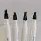 ⏳Zeitlich begrenztes Angebot⏳ Flüssiger Augenbrauenstift mit 4-fach-Spitze – feine Härchenstriche, 4 Farbtöne, 1,5 ml