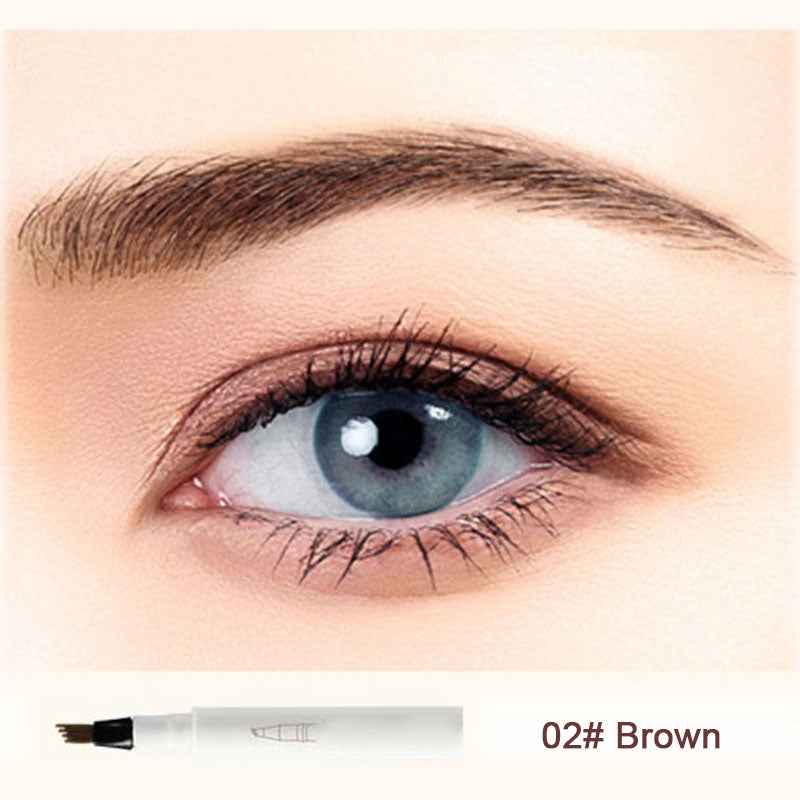 ⏳Zeitlich begrenztes Angebot⏳ Flüssiger Augenbrauenstift mit 4-fach-Spitze – feine Härchenstriche, 4 Farbtöne, 1,5 ml